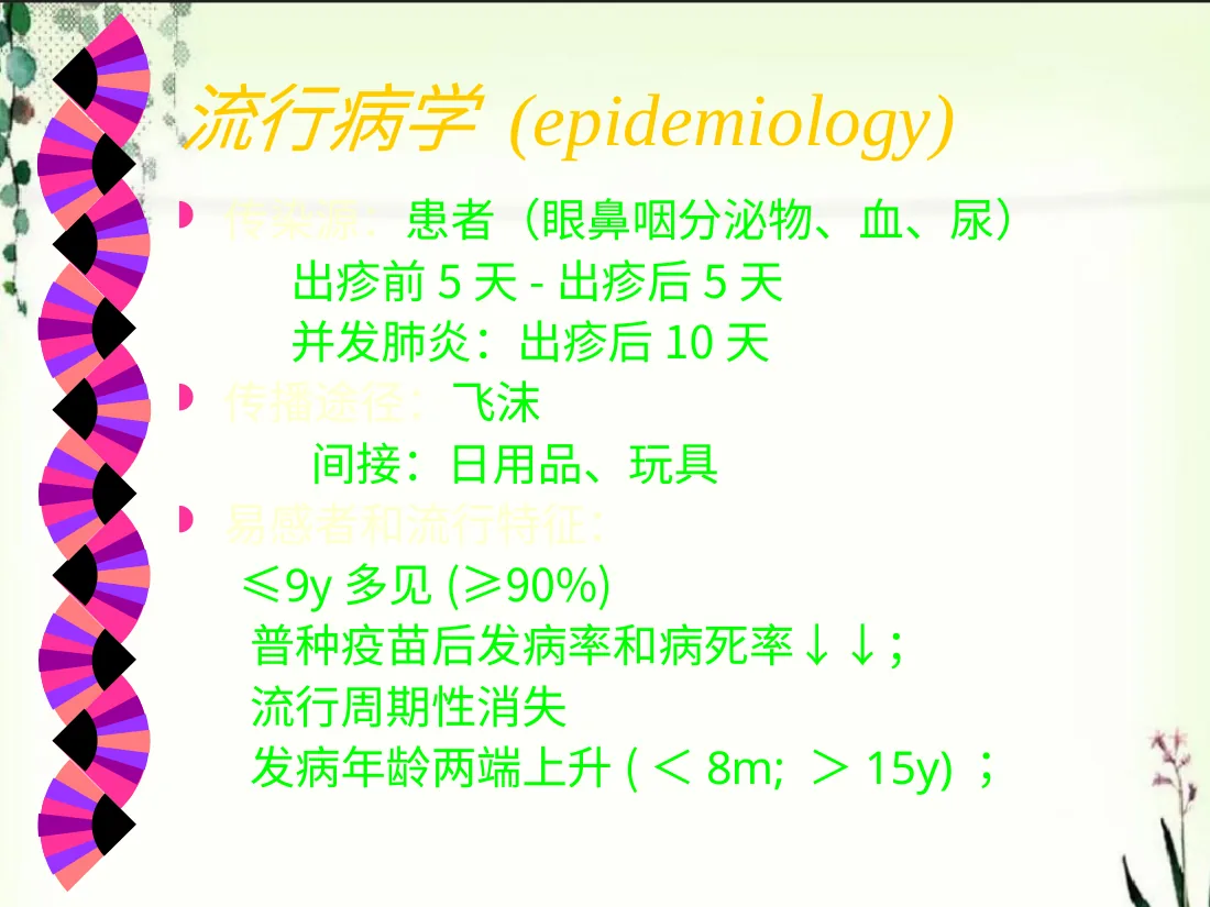 出疹性疾病 儿科教学PPT课件 预览图