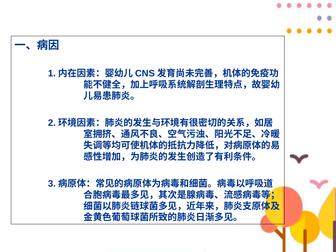 新生儿肺炎及护理PPT课件 预览图